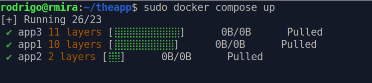 Docker Compose Up