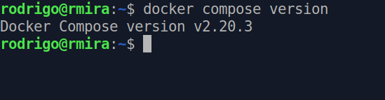 Docker Compose version