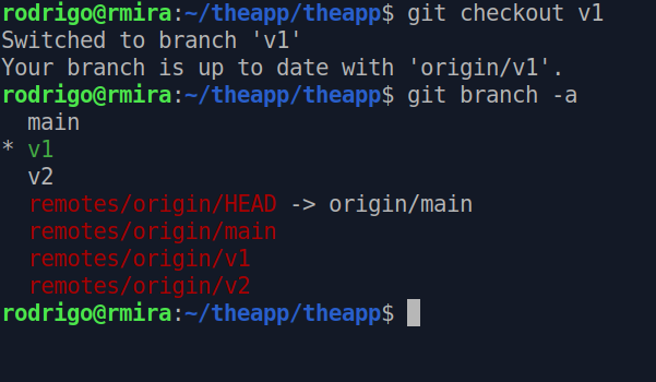 git checkout